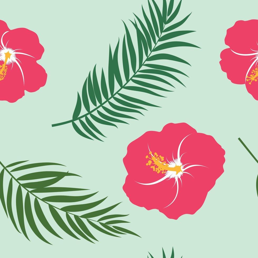 Abstract Simple Flower Seamless Pattern Background vector