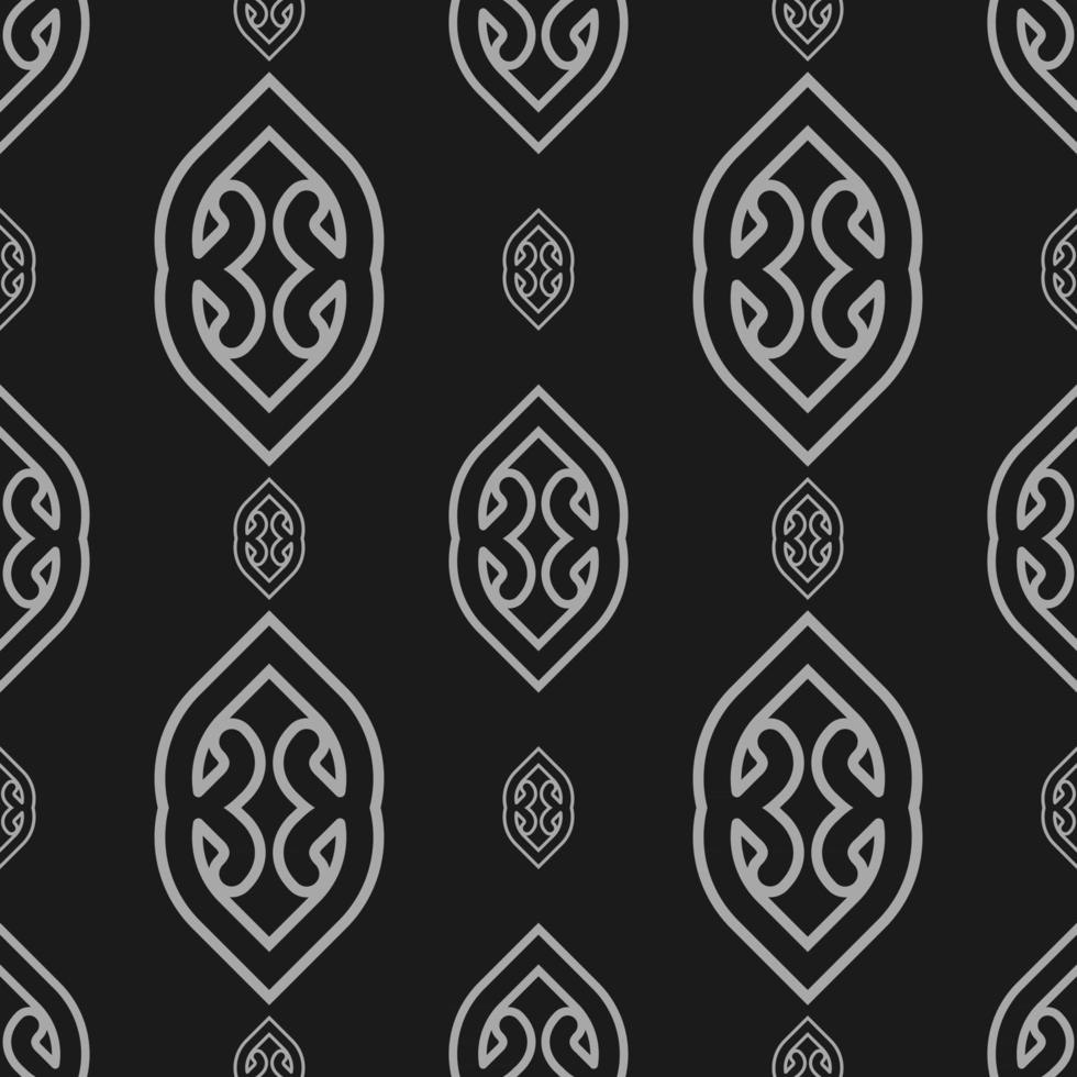 fabric abstract ethnic flower pattern vector