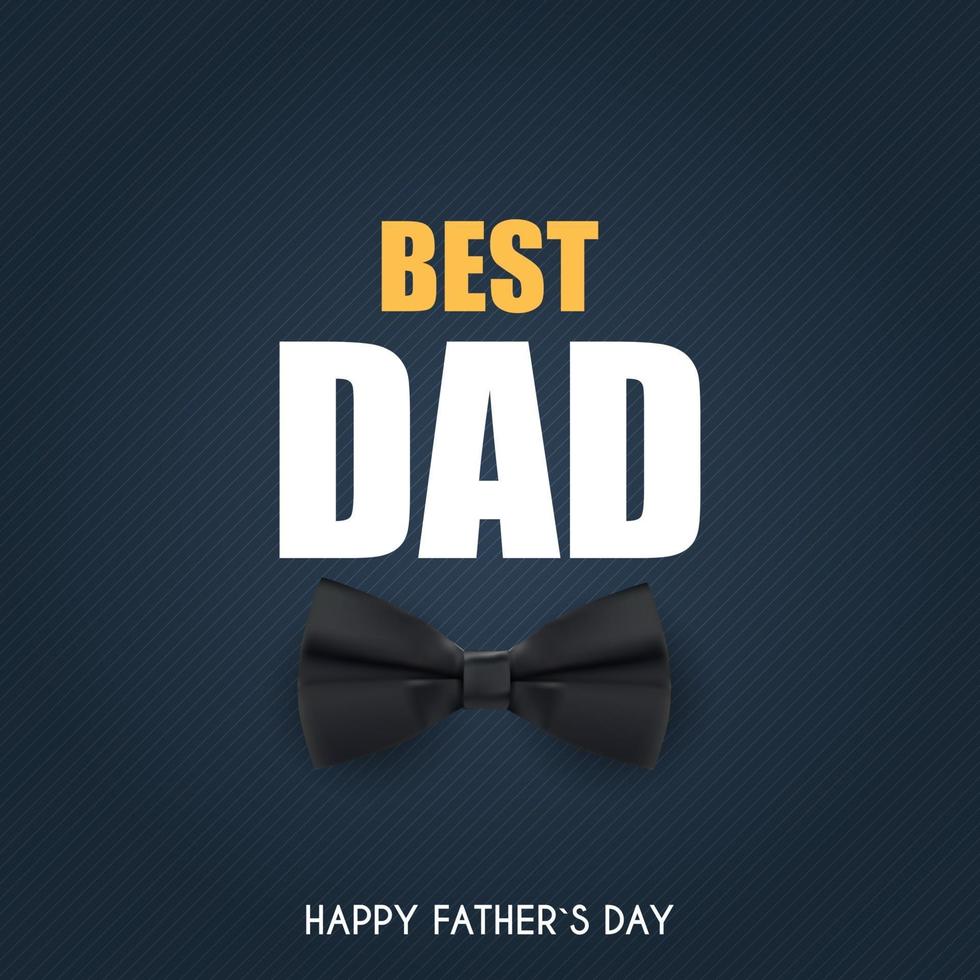 Happy Fathers Day Background Best Dad vector