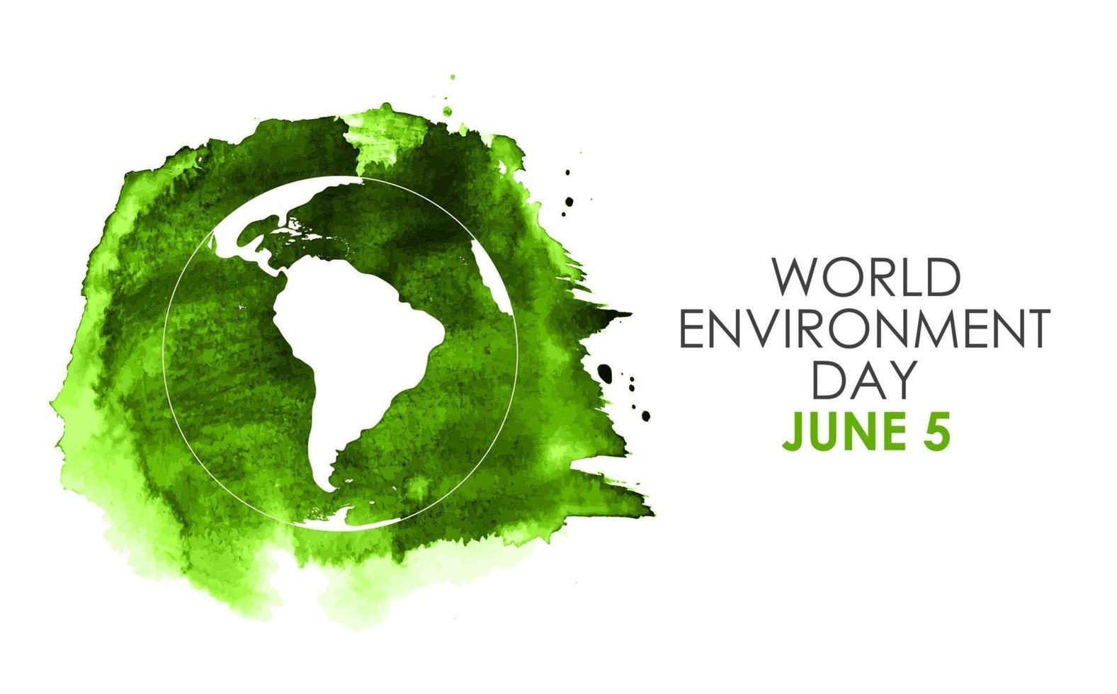 World environment day concept vector