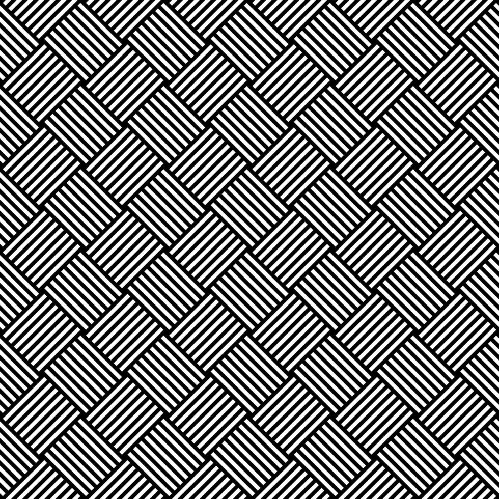 Black and White Hypnotic Background Seamless Pattern vector