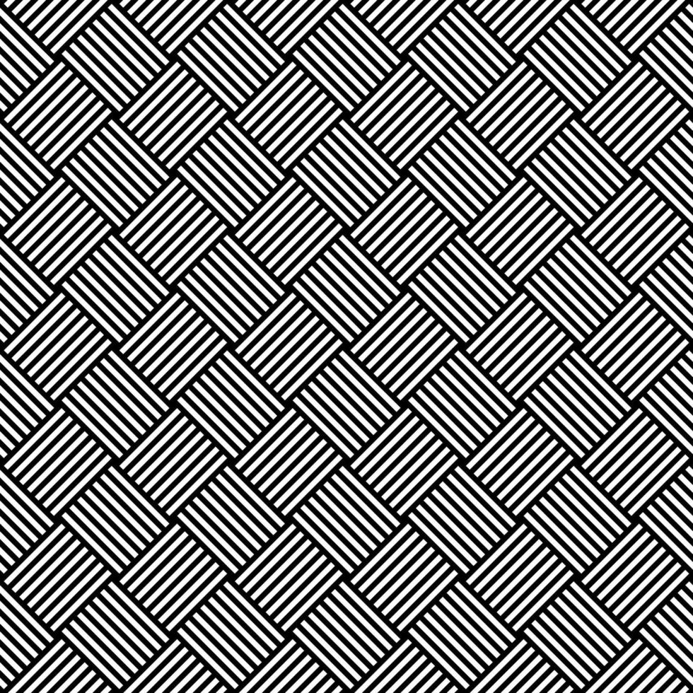 Black and White Hypnotic Background Seamless Pattern vector