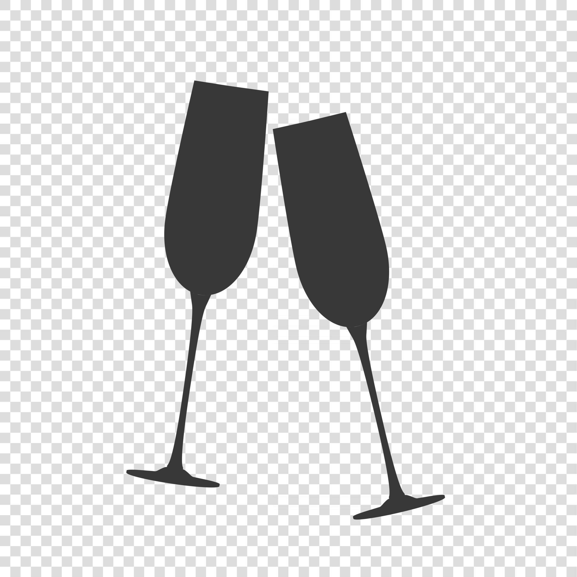 Sparkling Champagne Glasses Icon 2474417 Vector Art at Vecteezy