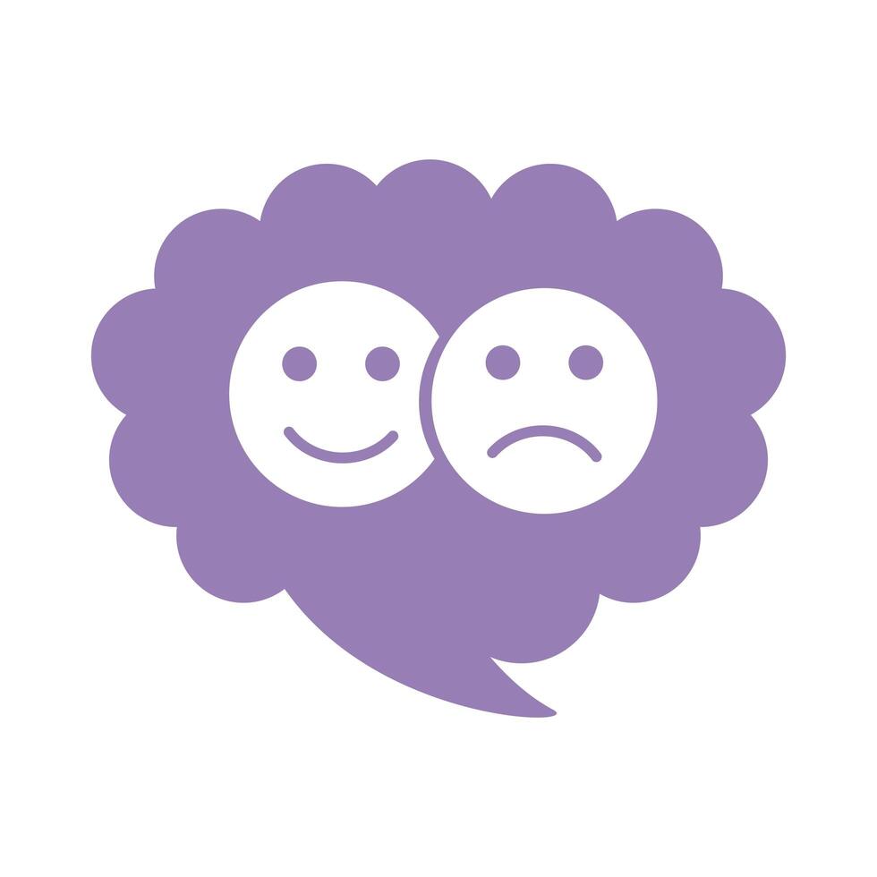 emojis faces flat style icon vector