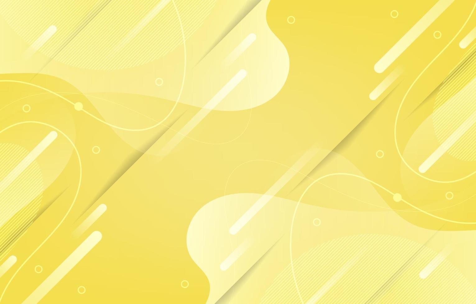Abstract Wave Yellow Background vector