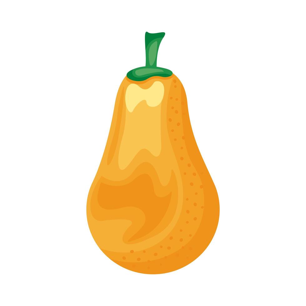 icono de estilo detallado de vegetales saludables de calabaza vector