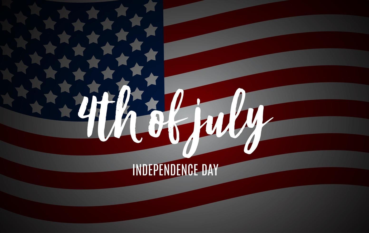 July, 4 Independence Day in USA Background. Can Be Used as Banner or Poster. vector