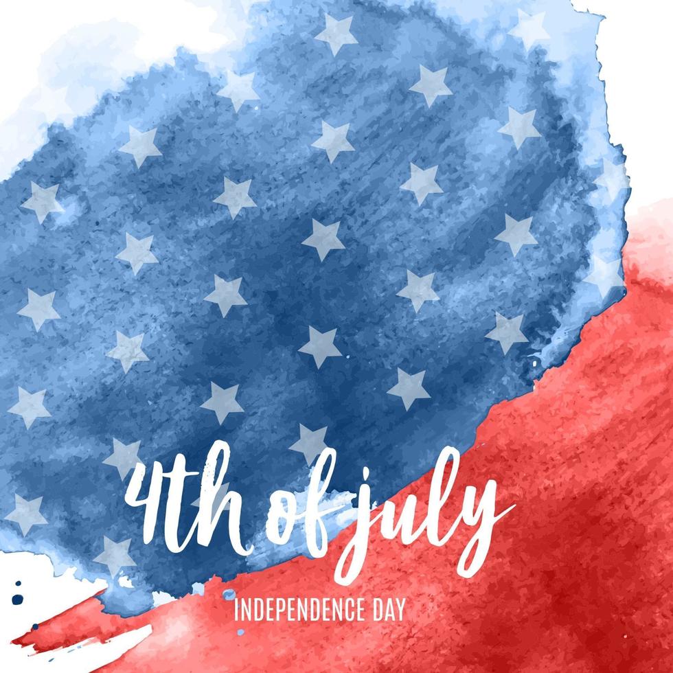 July, 4 Independence Day in USA Background. Can Be Used as Banner or Poster. vector