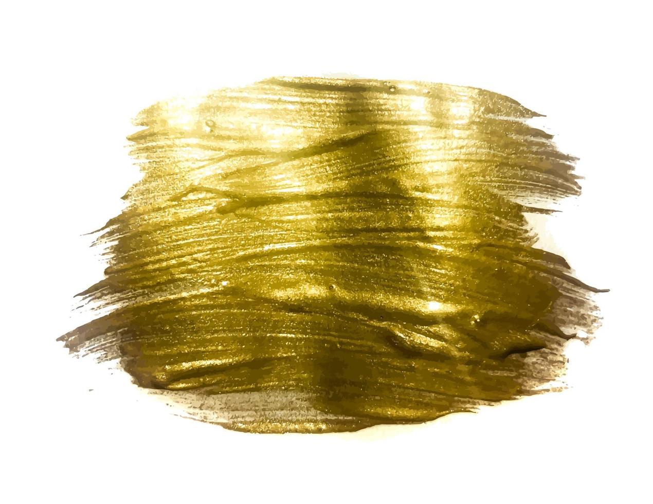 Gold Paint Glittering Textured Art Illustration vector