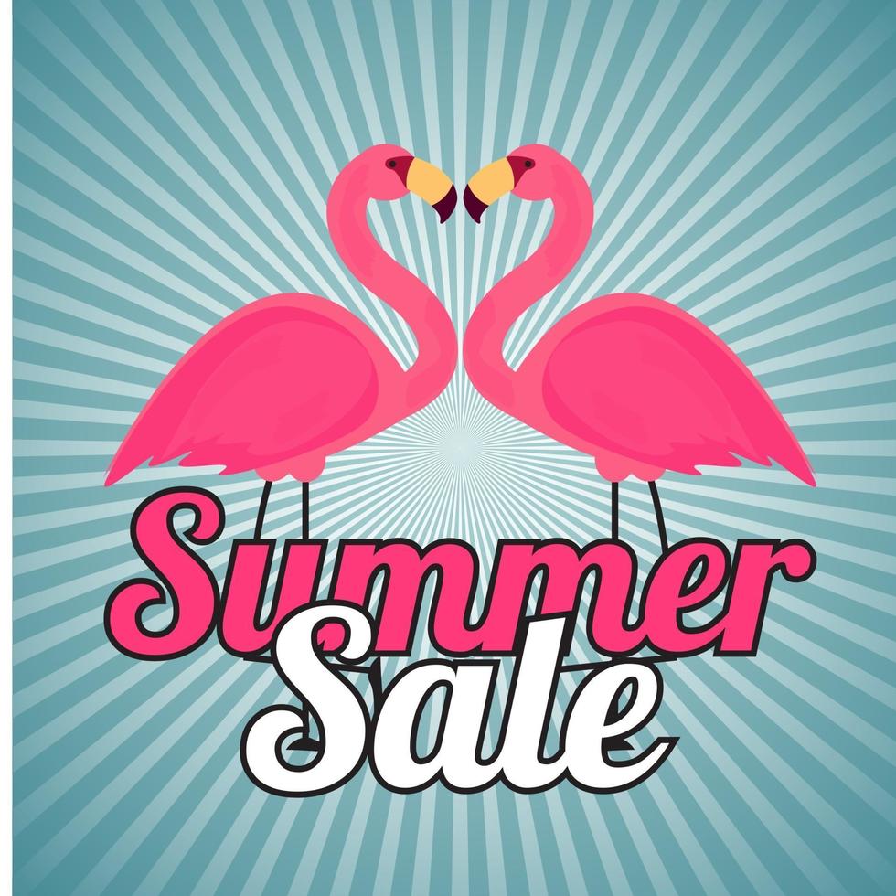 Abstract Summer Sale Background vector