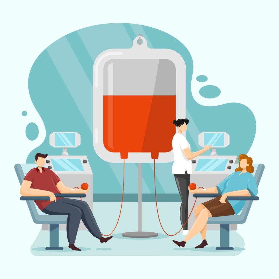 World Blood Donor Day Concept vector