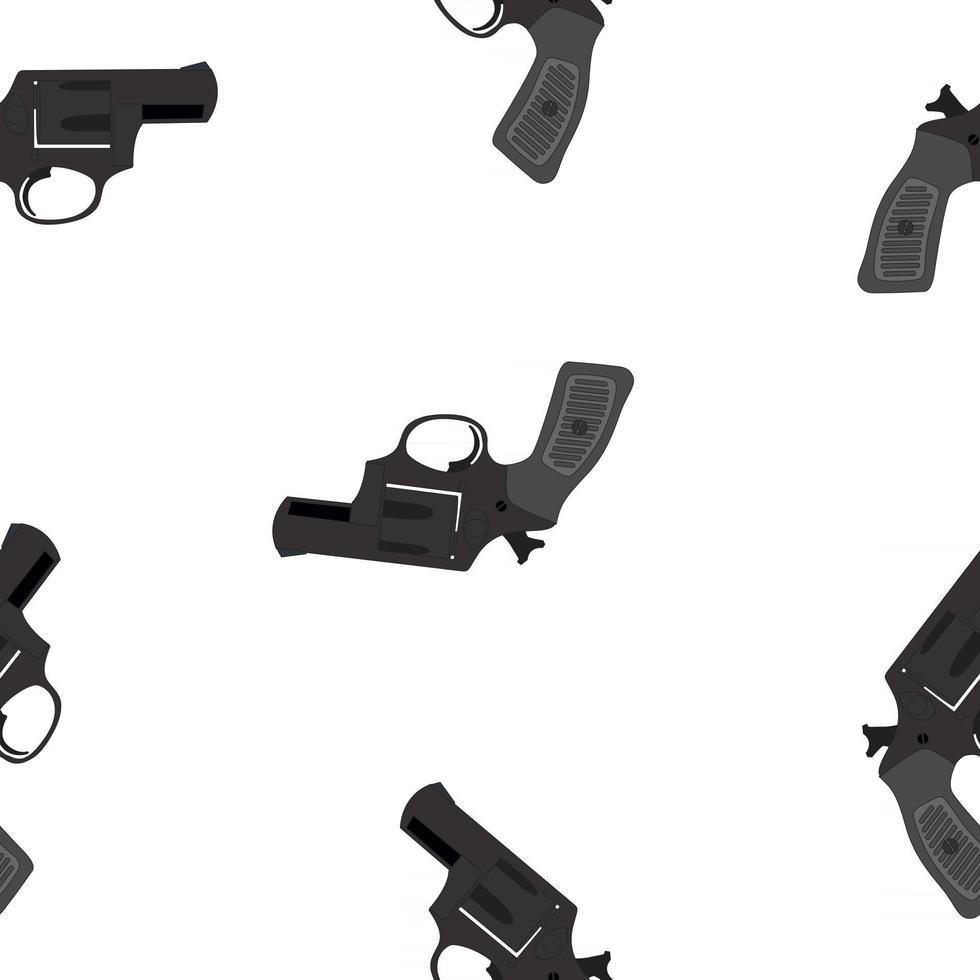 Abstract Gun. Seamless Pattern Background vector