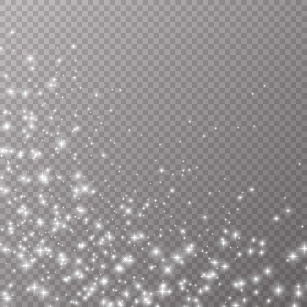 Sparks glitter, special light effect. Realistic for Your Design vector