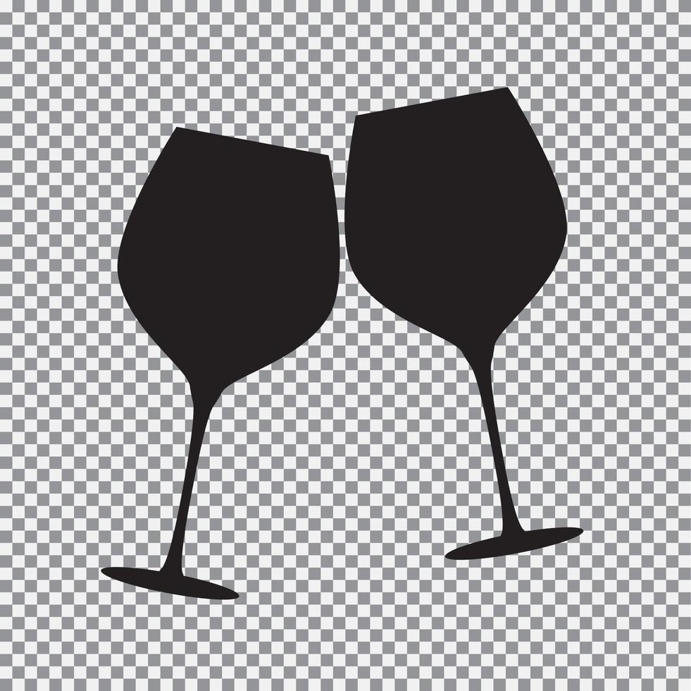 Sparkling Wine Glasses vector