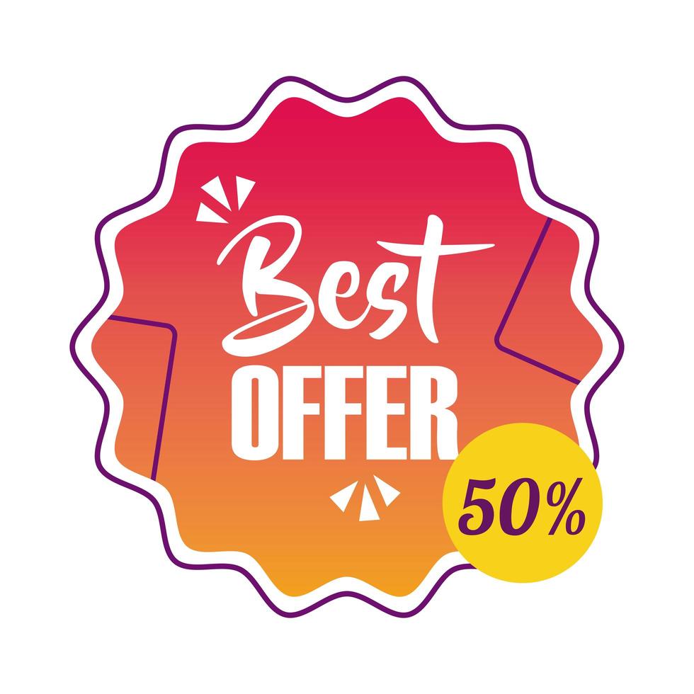 best offer in seal stamp vector design