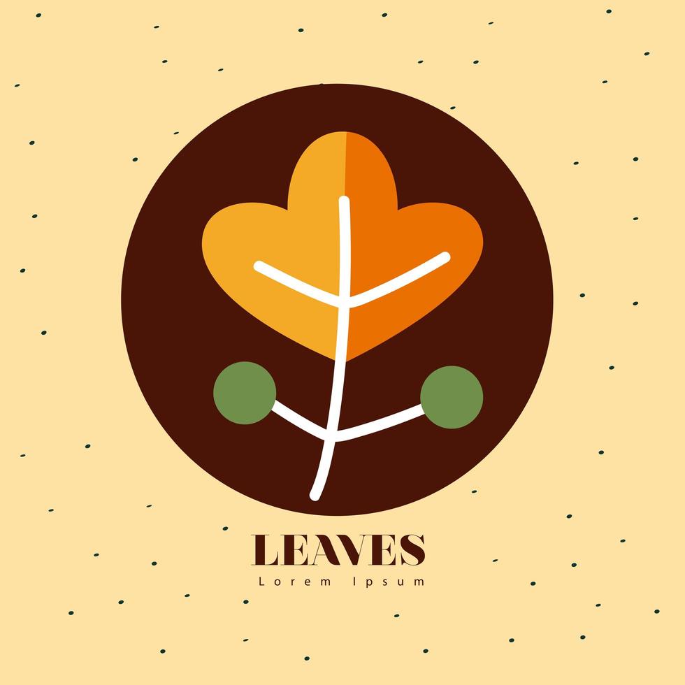 leaves line style icons vector design