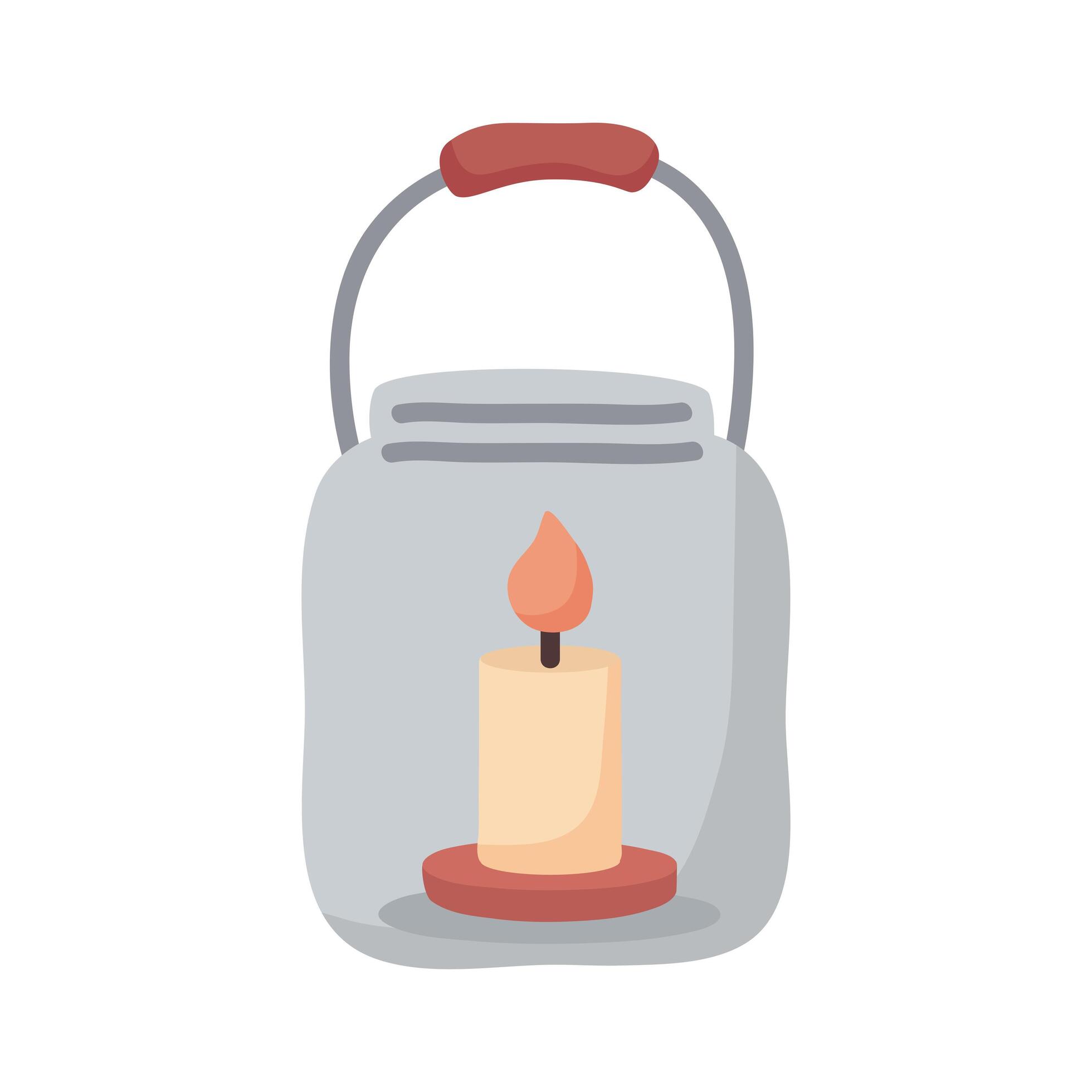 candle in lamp vector design 2476816 Vector Art at Vecteezy