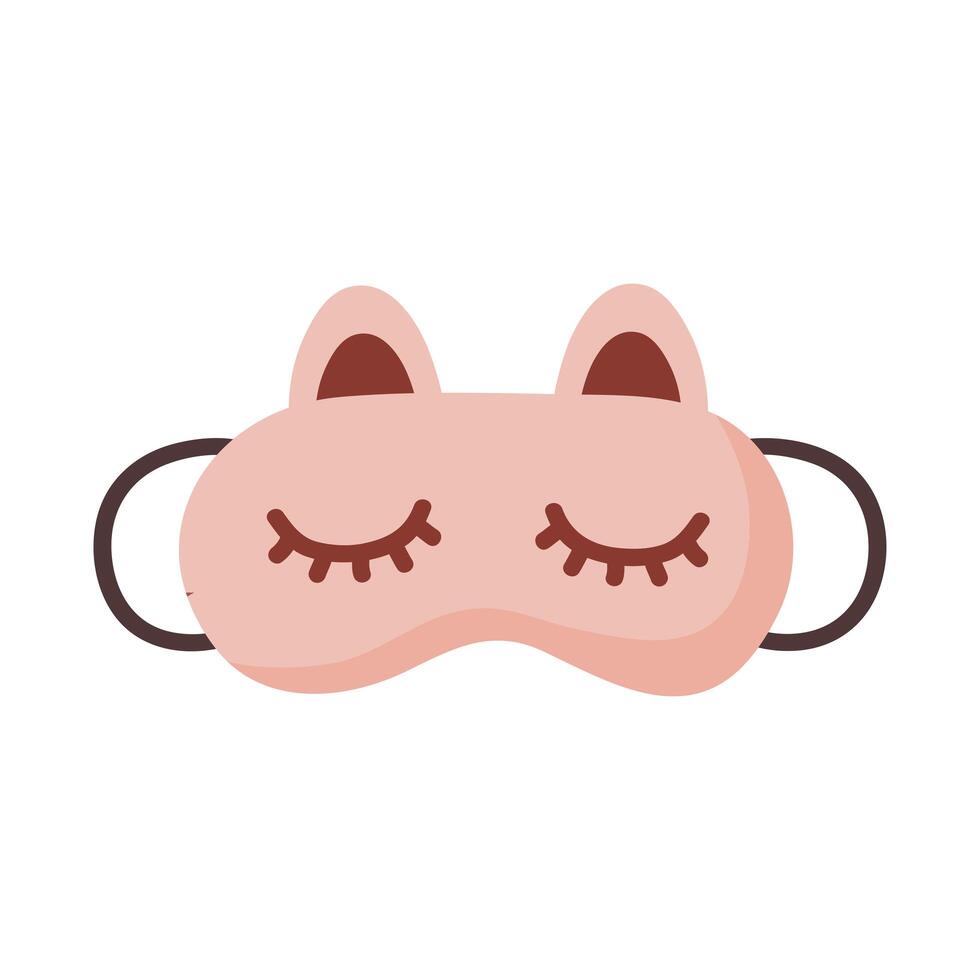 sleeping mask icon vector design