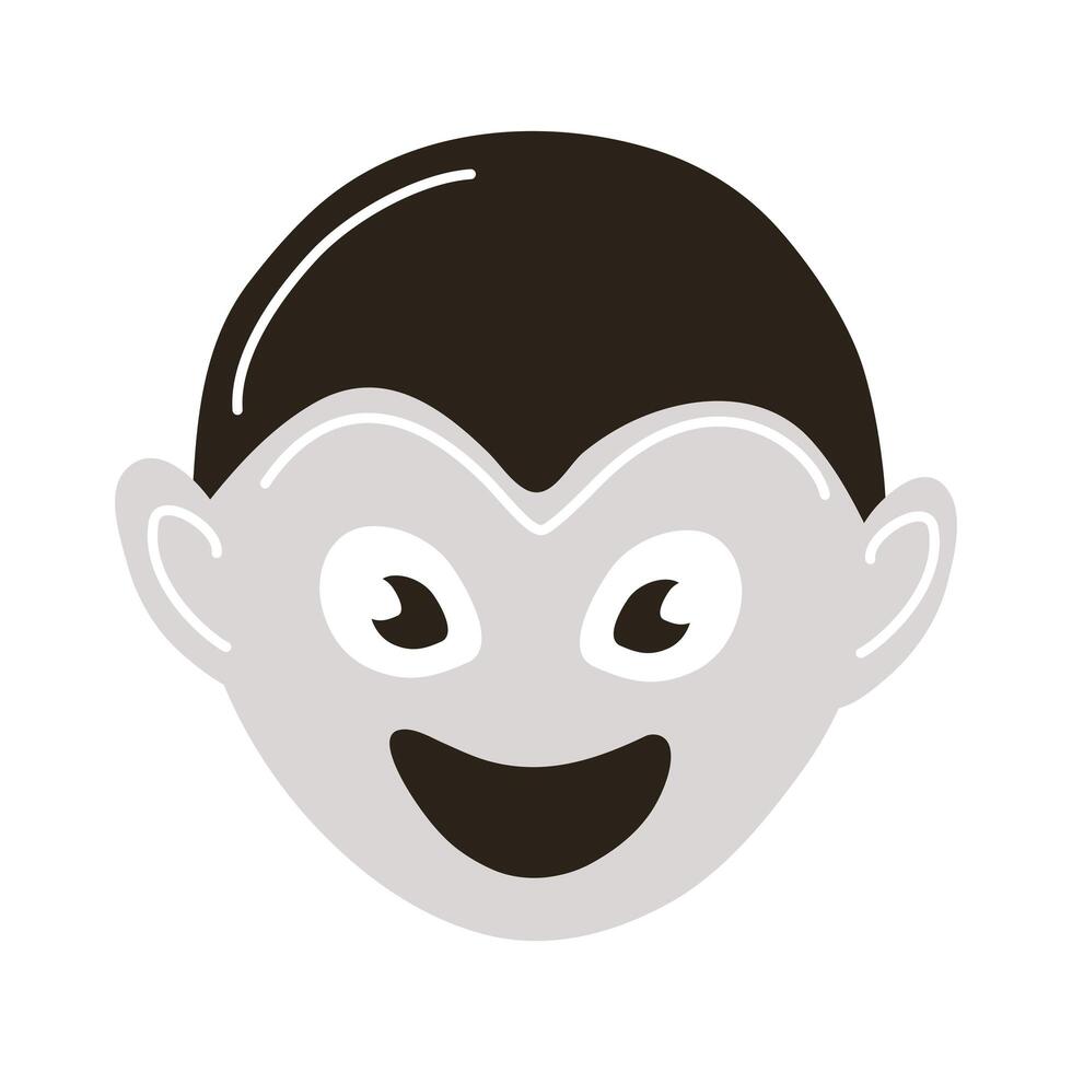dracula mouth halloween flat style icon vector