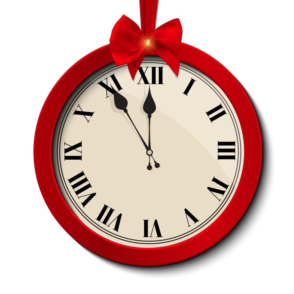 Abstract Christmas Clock Icon 2478300 Vector Art at Vecteezy