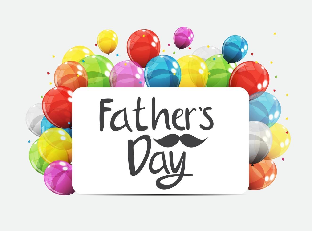 Fathers Day Background Best Dad vector