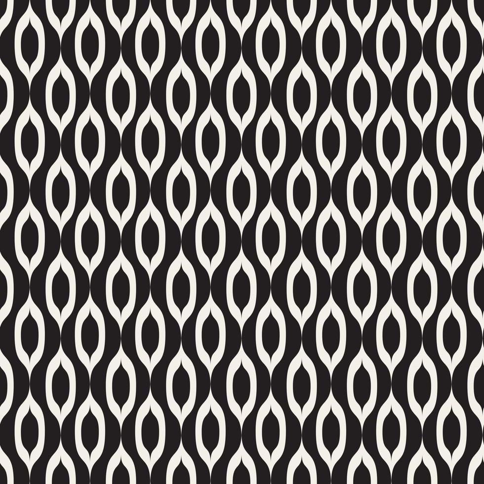 Black and White Abstract Background Seamless Pattern vector