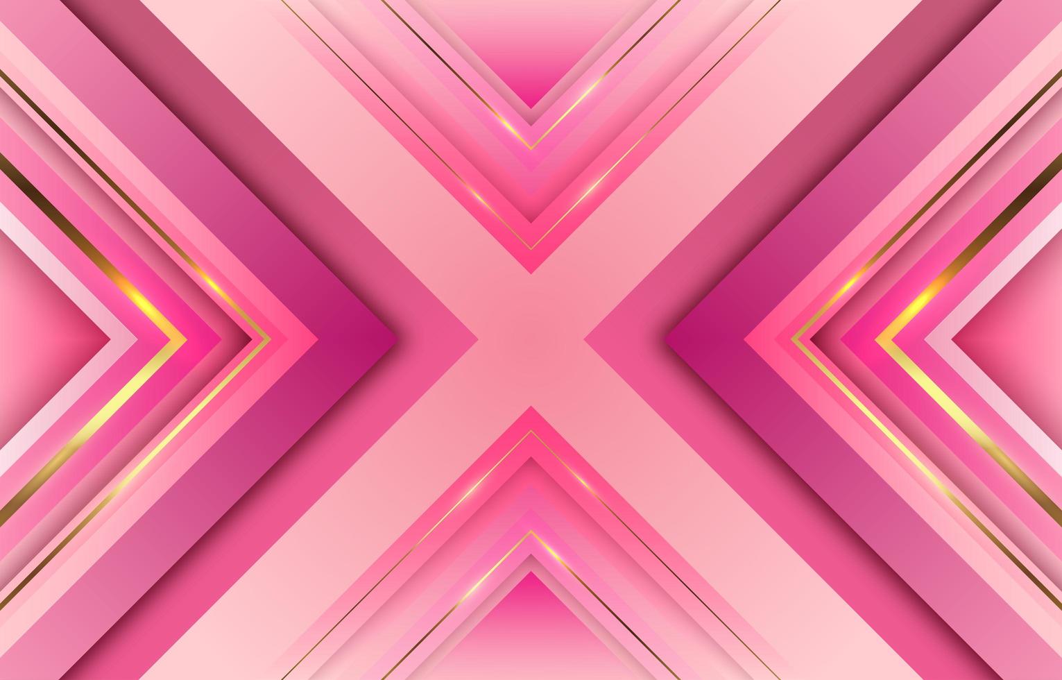 fondo degradado de línea blanca rosa vector