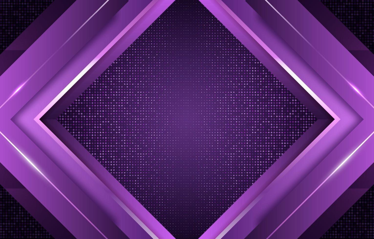 Lavender Square Glowing Line Blink vector