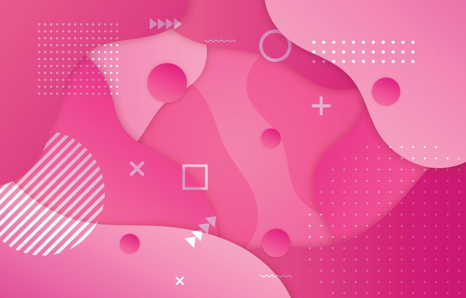 Pink Flow Background vector