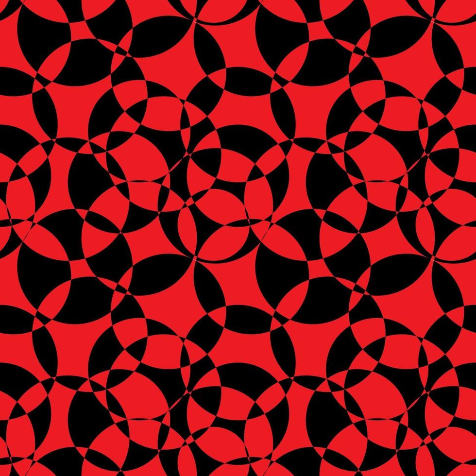 Black and Red Abstract Background Seamless Pattern vector