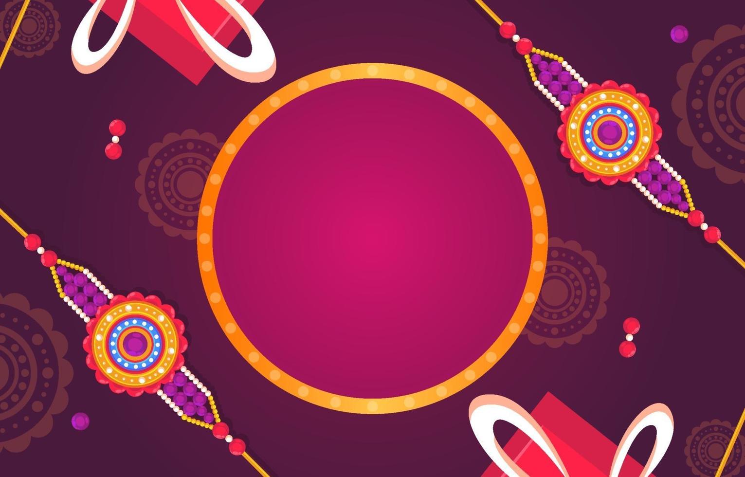 fondo de raksha bandhan vector