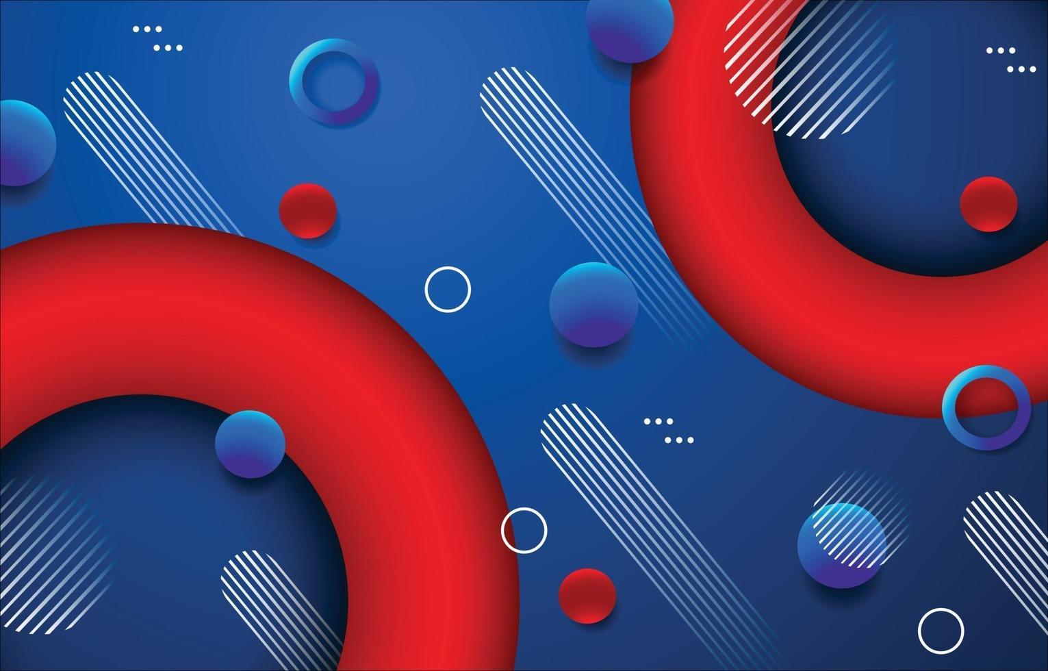 Blue and Red Abstract Background vector