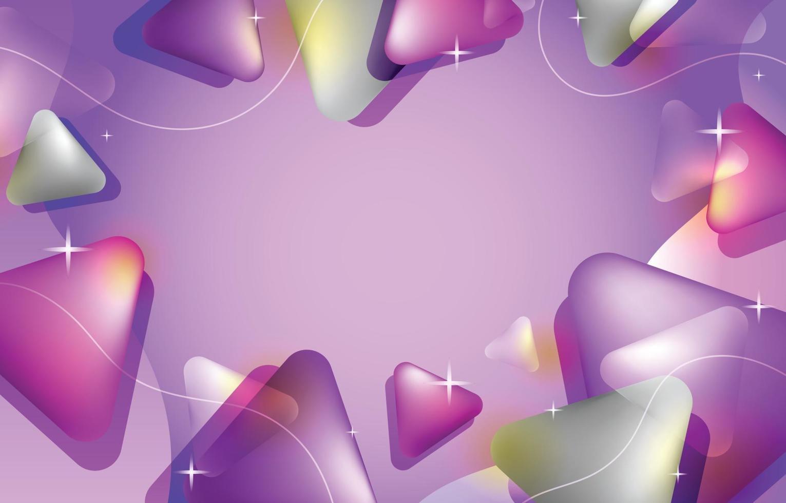 Lilac Abstract Background Template vector