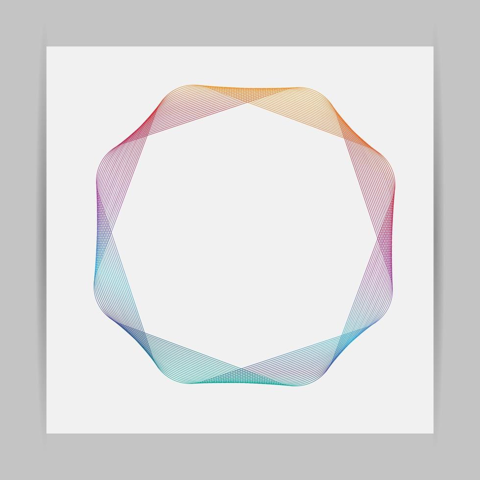Design element, Polygonal lines background vector