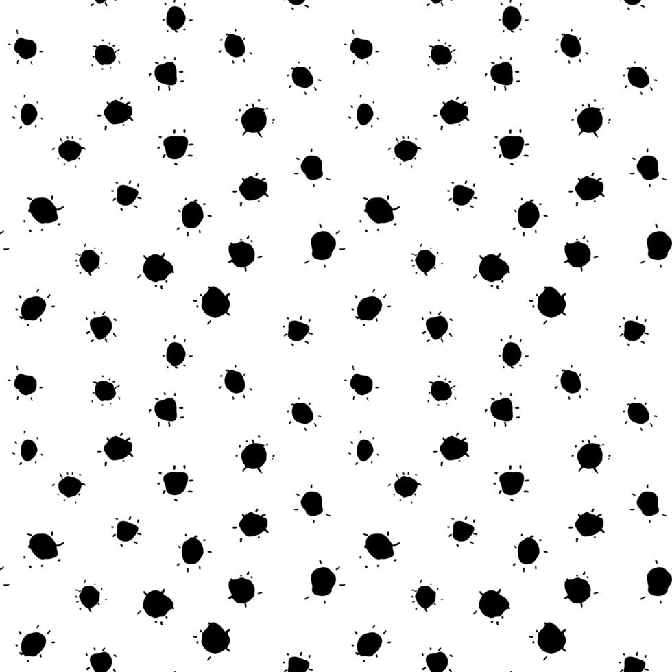 sol bosquejo abstracto garabatos de patrones sin fisuras dibujado a mano ilustración vectorial vector