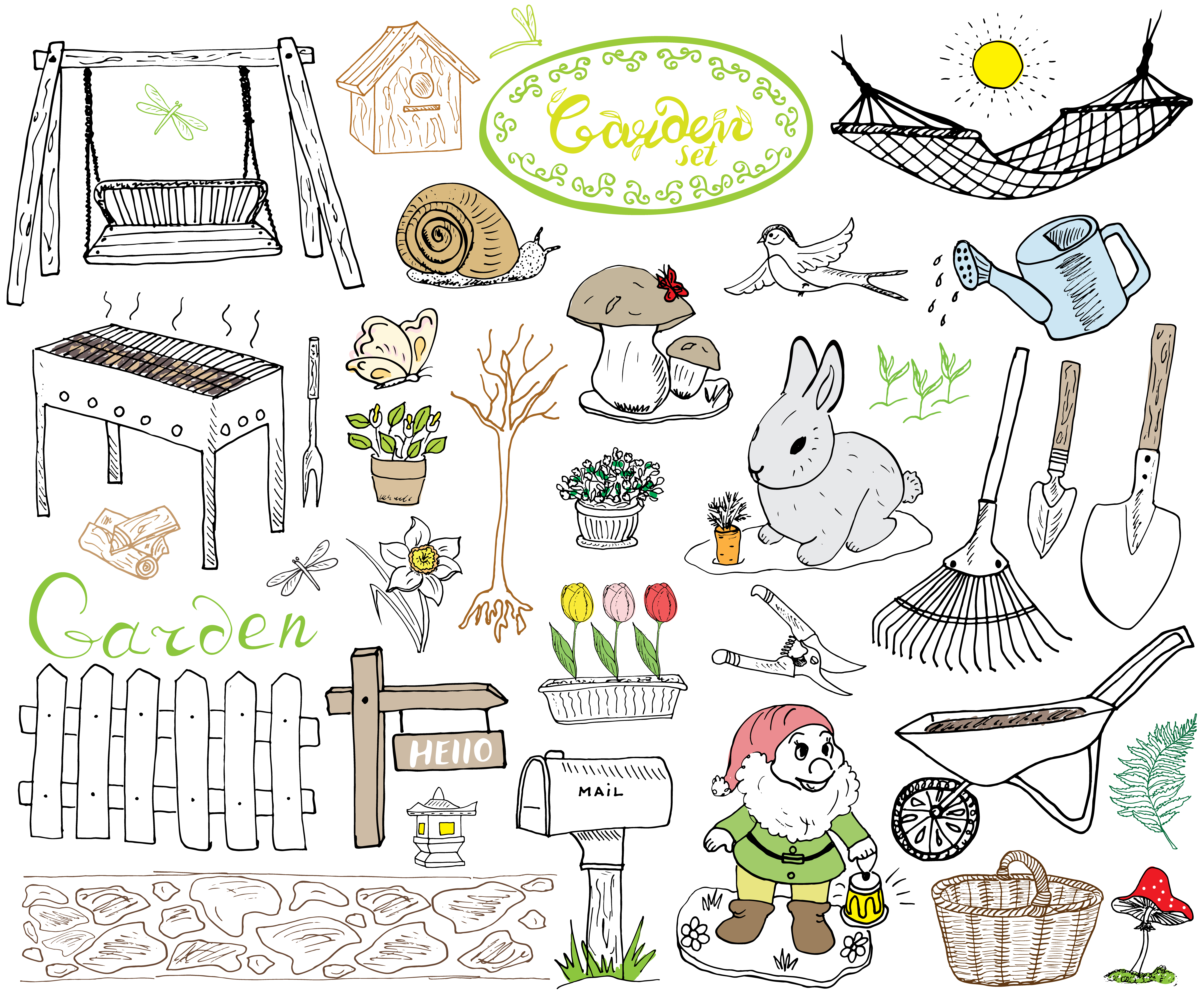 How to Draw a Garden  InDepth Drawing Tutorial