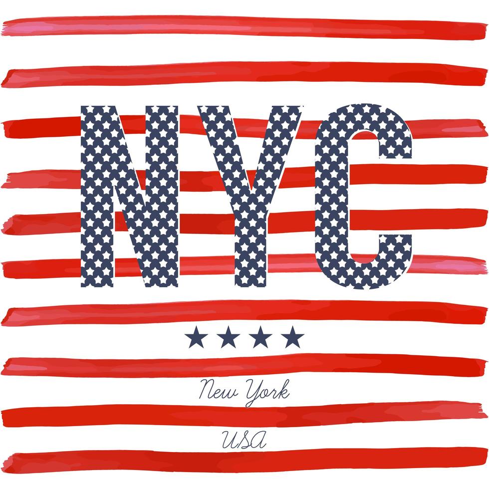 diseño de tipografía de camiseta, gráficos de impresión de Nueva York, ilustración vectorial tipográfica, diseño gráfico de Nueva York para impresión de etiquetas o camisetas, insignia, aplique vector