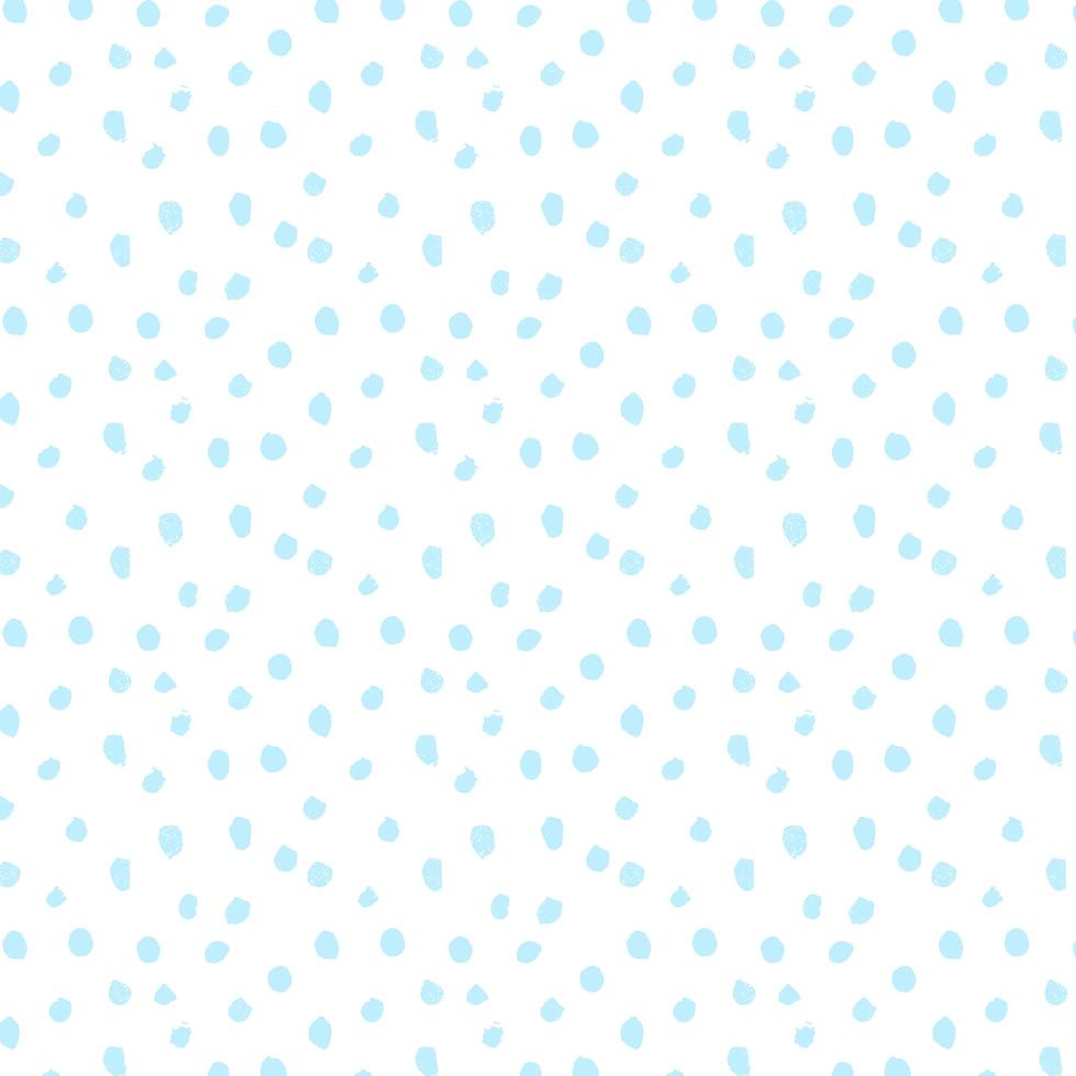 Hand drawn dots. snow seamless pattern, vector illustration