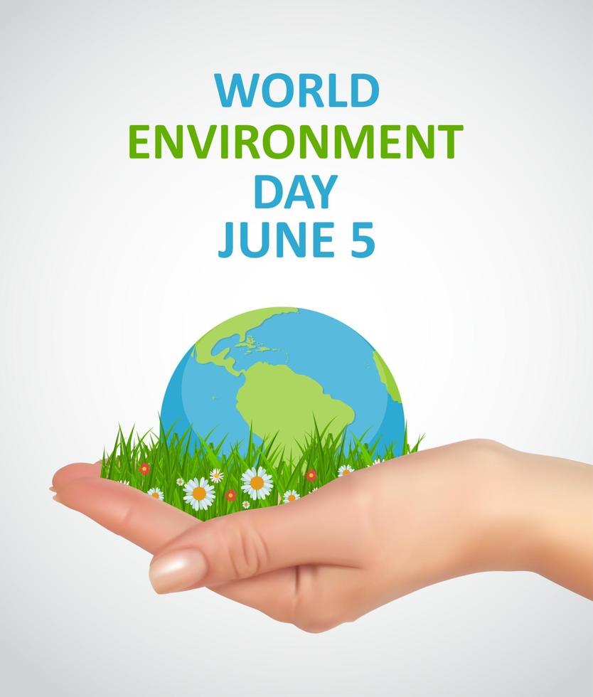 World environment day concept vector