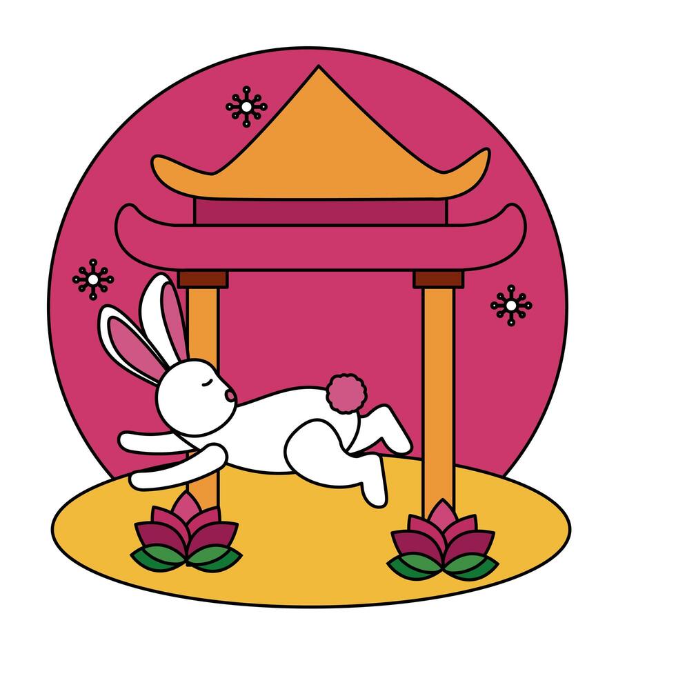 Mid autumn festival vector design