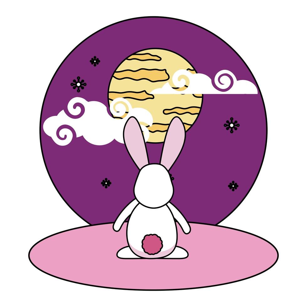 Mid autumn festival vector design