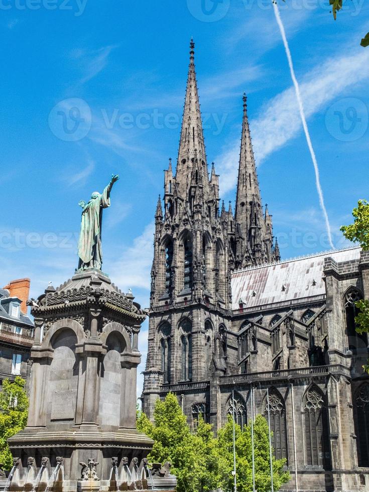 Cathedral in Clermont Ferrand, Puy de Dome, France photo
