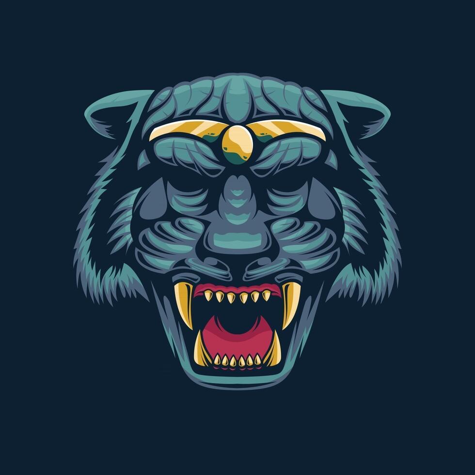 Puma Head Vector Artwork