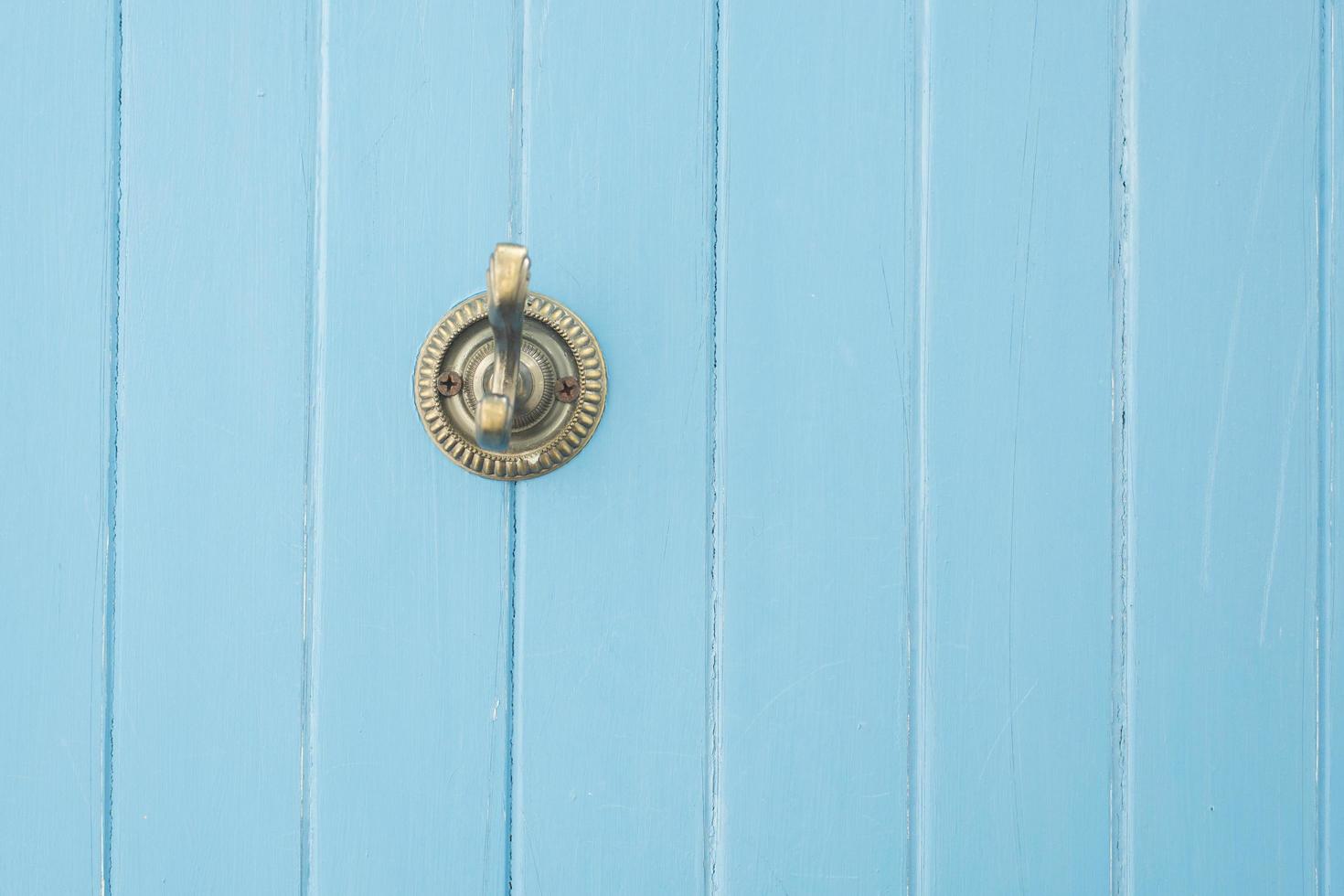 Blue vintage wood texture photo