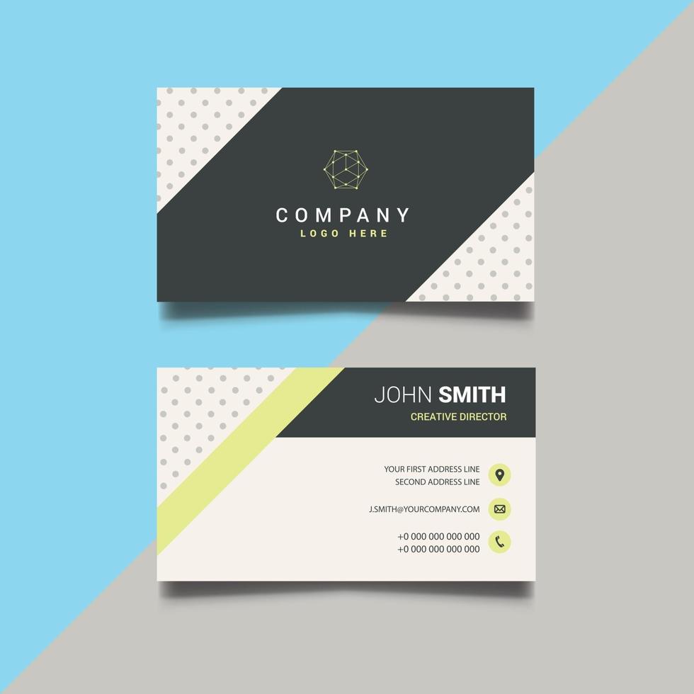 Corporate Business Card Template vector