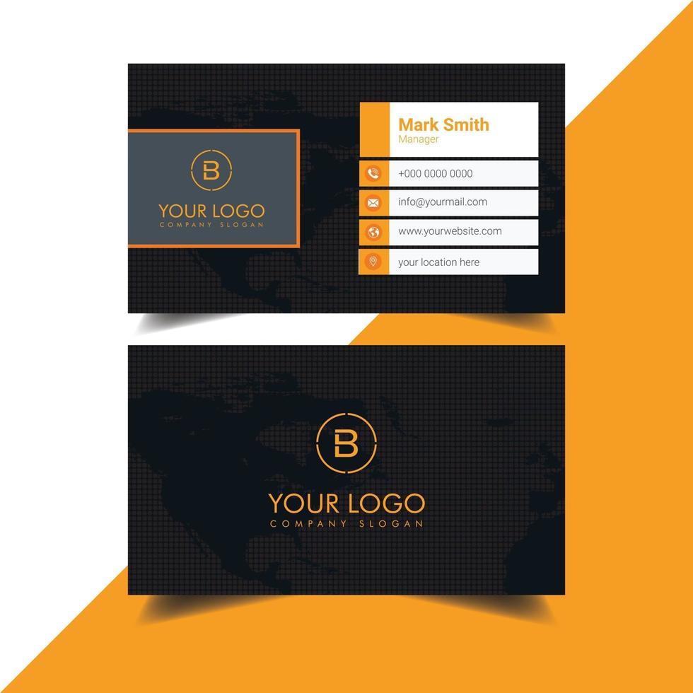 Corporate Business Card Template vector