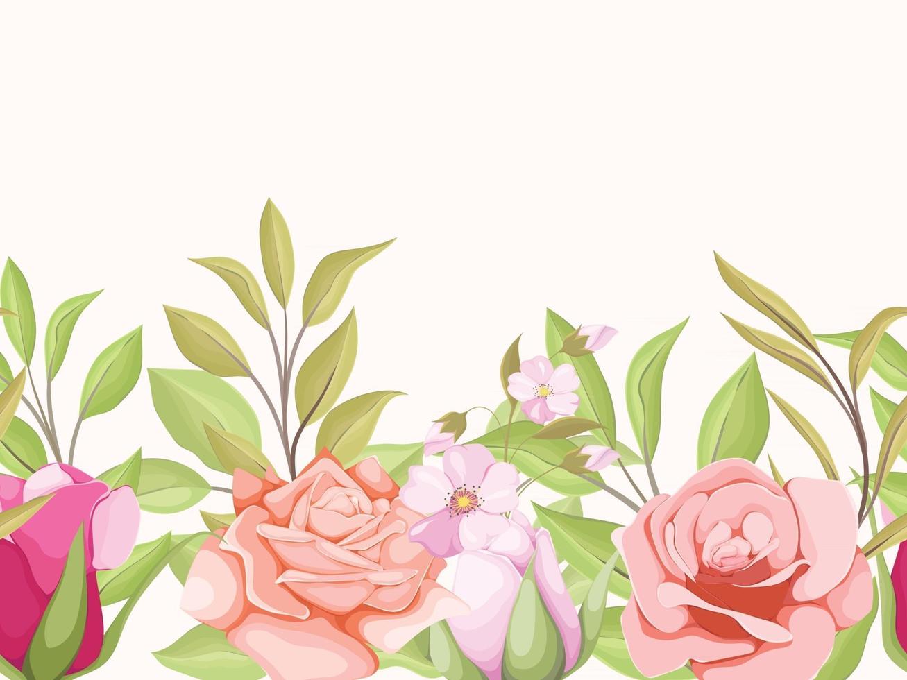 Seamless Pattern Floral Design for Fashion Textile and Wallpaper vector