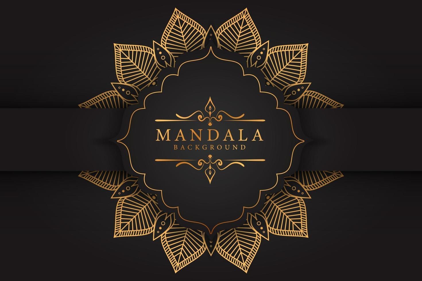 vector de fondo de mandala