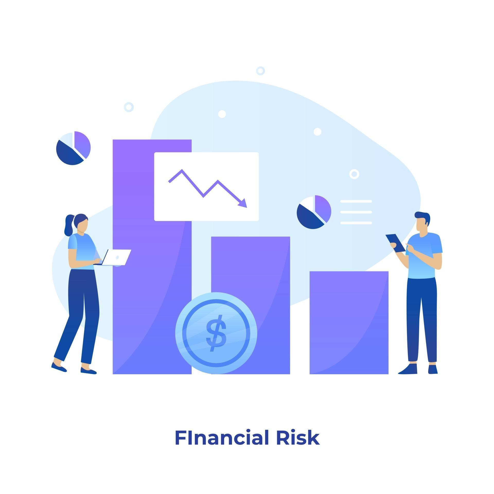 Financial risk illustration concept 2484668 Vector Art at Vecteezy