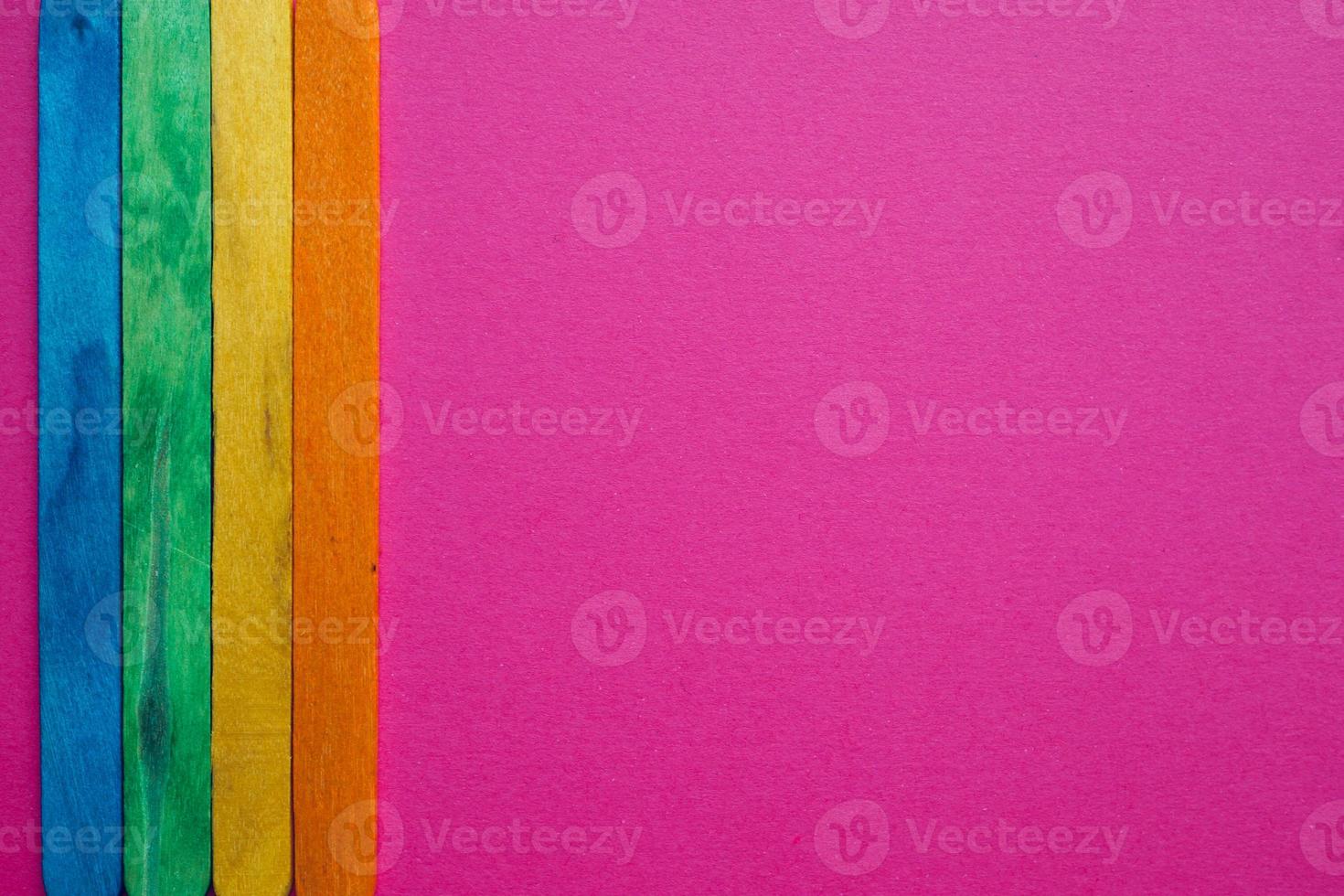 colorful wooden chopsticks decoration photo